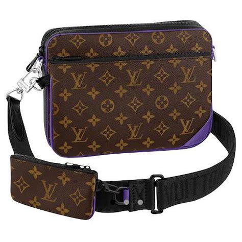 louis vuitton bag twice monogram macassar|Trio Messenger Bag .